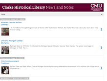 Tablet Screenshot of clarkehistoricallibrary.org